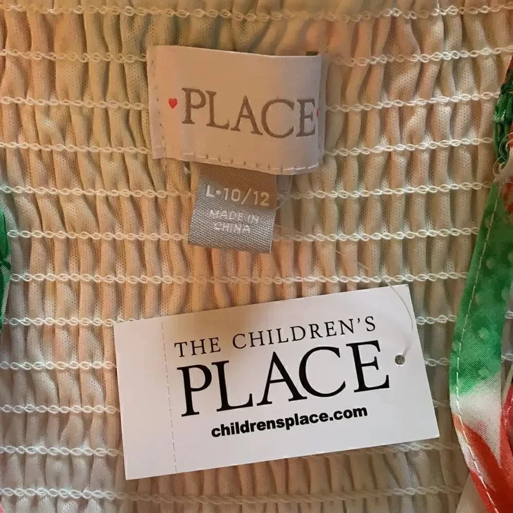 The Children’s Place Floral Ruffle Dress